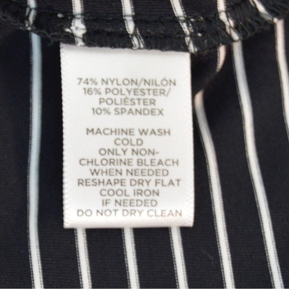 Lou & Grey FORM‎ Slinky Dolman Sleeve Striped Loose Fit Pullover Top, Size XS - Picture 7 of 9